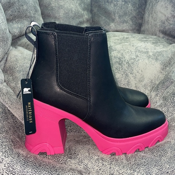 Sorel Brex Heel Chelsea Boots Womens 8.5 - Picture 3 of 6